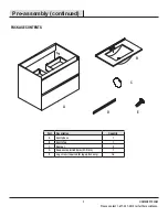 Preview for 5 page of Glacier bay 1005787576 Assembly Instructions Manual