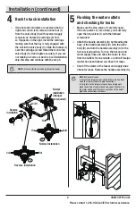 Предварительный просмотр 9 страницы Glacier bay 1005877845 Installation And Care Manual