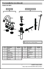 Preview for 3 page of Glacier bay 1005889539 Installation And Care Manual