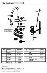 Preview for 10 page of Glacier bay 1005889539 Installation And Care Manual