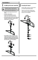 Предварительный просмотр 4 страницы Glacier bay 1005989125 Installation And Care Manual