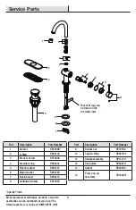 Предварительный просмотр 8 страницы Glacier bay 1005989125 Installation And Care Manual