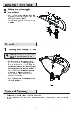 Предварительный просмотр 8 страницы Glacier bay 1006412041 Installation And Care Manual