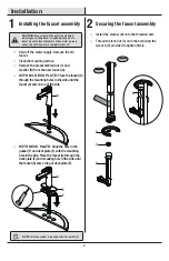 Preview for 4 page of Glacier bay 1007125551 Installation And Care Manual