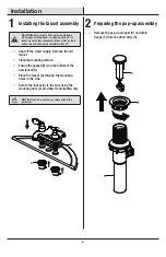 Предварительный просмотр 4 страницы Glacier bay 102856 Installation And Care Manual