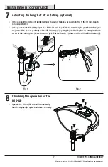 Предварительный просмотр 7 страницы Glacier bay 102856 Installation And Care Manual