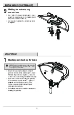 Предварительный просмотр 8 страницы Glacier bay 102856 Installation And Care Manual