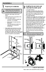 Предварительный просмотр 7 страницы Glacier bay 108-191 Installation And Care Manual