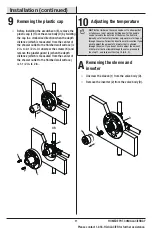 Предварительный просмотр 11 страницы Glacier bay 108-191 Installation And Care Manual