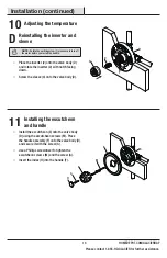 Предварительный просмотр 13 страницы Glacier bay 108-191 Installation And Care Manual