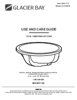 Glacier bay 14-028-W Use And Care Manual preview