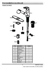 Preview for 17 page of Glacier bay 140156 Installation And Care Manual