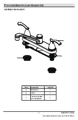 Preview for 5 page of Glacier bay 141 369 Installation And Care Manual