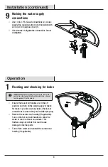 Предварительный просмотр 8 страницы Glacier bay 195157 304367660 Installation And Care Manual