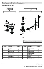 Предварительный просмотр 14 страницы Glacier bay 195157 304367660 Installation And Care Manual