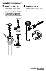 Preview for 5 page of Glacier bay 206614122 Installation And Care Manual