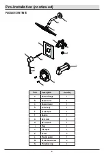 Preview for 6 page of Glacier bay 206806603 Installation And Care Manual