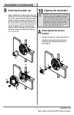 Preview for 11 page of Glacier bay 206806603 Installation And Care Manual