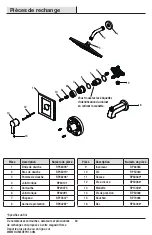 Preview for 50 page of Glacier bay 206806603 Installation And Care Manual