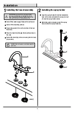 Предварительный просмотр 4 страницы Glacier bay 209-442 Installation And Care Manual