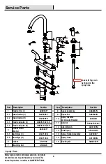 Предварительный просмотр 8 страницы Glacier bay 209-442 Installation And Care Manual