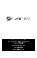 Предварительный просмотр 9 страницы Glacier bay 209-442 Installation And Care Manual