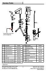 Preview for 11 page of Glacier bay 277-531 Installation And Care Manual