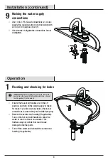 Предварительный просмотр 8 страницы Glacier bay 301879680 Installation And Care Manual