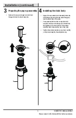 Предварительный просмотр 5 страницы Glacier bay 301879809 Installation And Care Manual