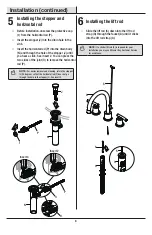 Предварительный просмотр 6 страницы Glacier bay 301879809 Installation And Care Manual