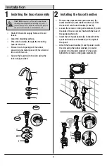 Preview for 4 page of Glacier bay 304774945 Installation And Care Manual