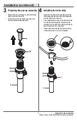 Preview for 5 page of Glacier bay 304774945 Installation And Care Manual