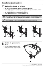 Preview for 7 page of Glacier bay 304774945 Installation And Care Manual