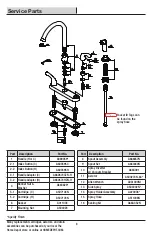 Предварительный просмотр 8 страницы Glacier bay 304775088 Installation And Care Manual