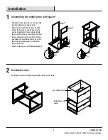 Preview for 5 page of Glacier bay 30632 Assembly Instructions Manual