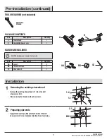 Preview for 3 page of Glacier bay 3075-512-WS1 Use And Care Manual