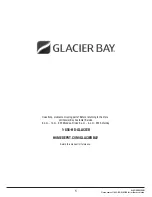 Preview for 5 page of Glacier bay 3075-512-WS1 Use And Care Manual