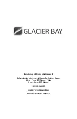 Preview for 10 page of Glacier bay 309952959 Installation And Care Manual