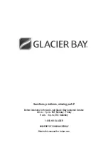 Предварительный просмотр 10 страницы Glacier bay 310617853 Installation And Care Manual