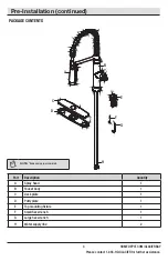 Preview for 3 page of Glacier bay 310617858 Installation And Care Manual