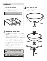 Preview for 4 page of Glacier bay 325 244 Use And Care Manual