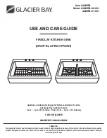 Glacier bay 3ABRB Use And Care Manual preview