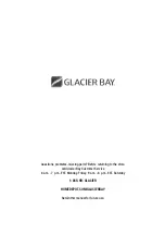 Предварительный просмотр 7 страницы Glacier bay 4124F Use And Care Manual