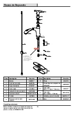 Preview for 21 page of Glacier bay 497-475 Installation And Care Manual