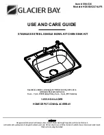 Glacier bay 598-536 Use And Care Manual preview