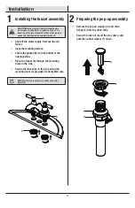 Предварительный просмотр 4 страницы Glacier bay 640-599 Installation And Care Manual