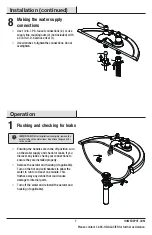 Предварительный просмотр 7 страницы Glacier bay 640-599 Installation And Care Manual