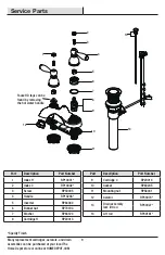 Предварительный просмотр 9 страницы Glacier bay 640-599 Installation And Care Manual