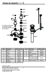 Предварительный просмотр 19 страницы Glacier bay 640-599 Installation And Care Manual