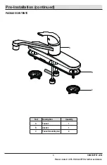 Preview for 3 page of Glacier bay 640-634 Installation And Care Manual